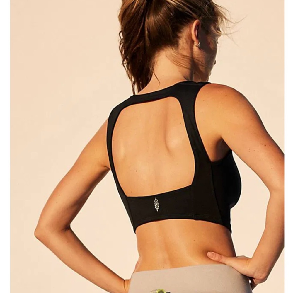 Care FP What a Feeling Bustier by FP
Movement at Free People, Black, S - Picture 8 of 10